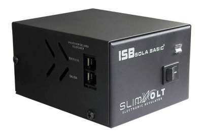 SLIMVOLT 700W Regulador de Voltaje Sola Basic 1300VA/700W 4 Contactos Negro