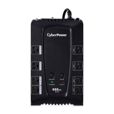 CP685AVRG UPS CyberPower 685VA/390W 8 Contactos Línea Interactiva AVR