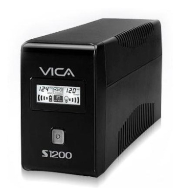 S1200 - UPS VICA S1200 - 1200VA/600W - 6 Contactos - LCD