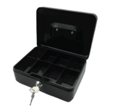 NE-160 Cajón de Dinero Nextep 2 Llaves Metálica 20 x 15 x 7.8 cm Negro