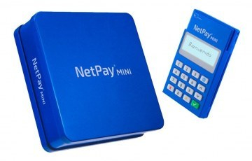 Terminal Portátil NetPay Mini 703158221876 Compatible con Android/IOS Azul