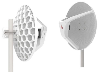 RBLHGG-60AD KITR2 Antena de rejilla MikroTik Wireless Wire Dish Enlace completo de 60GHz Hasta 2Gbps Hasta 1500 mts