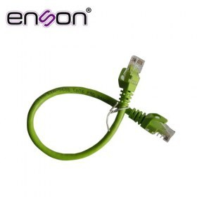 Patchcord UTP Enson Cat6 P6003E 30cms Color Verde Pro-II 100% Cobre