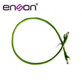 Patchcord UTP Enson Cat6 P6006E 60 Cms Color Verde Pro-II 100% Cobre