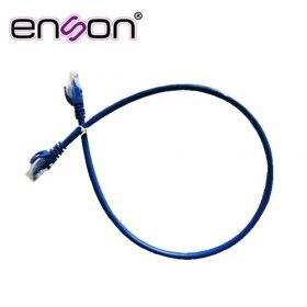 Patchcord UTP Enson Cat6 P6006L 60 Cms Color Azul Pro-II 100% Cobre