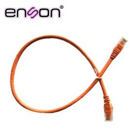Patchcord UTP Enson Cat6 P6006O 60 Cms Color Naranja Pro-II 100% Cobre