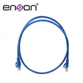 Patchcord UTP Enson Cat6 P6009L 90 Cms Color Azul Pro-II 100% Cobre 