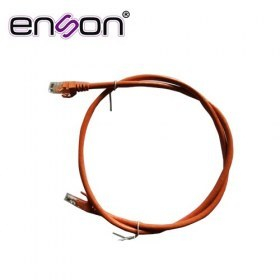 Patchcord UTP Enson Cat6 P6009O 90 Cms Color Naranja Pro-II 100% Cobre