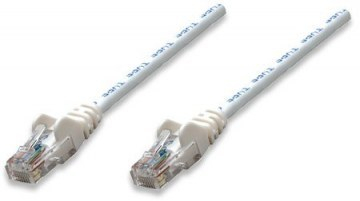 Cable de Red Intellinet 345088 UTP Cat 5e RJ-45 0.5m Blanco
