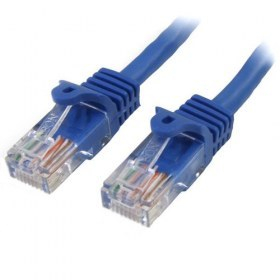 Cable de Red StarTech.com 45PAT50CMBL 50cm Cat5e Ethernet Azul 