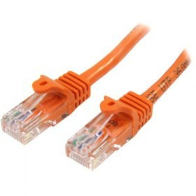 Cable Red StarTech.com 45PAT50CMOR 50cm Cat5e Ethernet Naranja