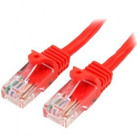 Cable de Red StarTech.com 45PAT50CMRD 50cm Cat5e Ethernet Rojo