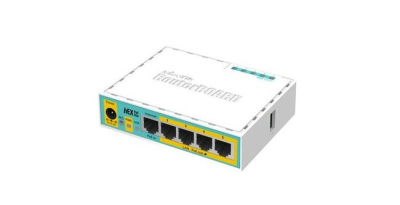 RB750UPR2 Router MikroTik Hex Lite 10/100 Mbps LAN RJ-45 PoE Pasivo USB
