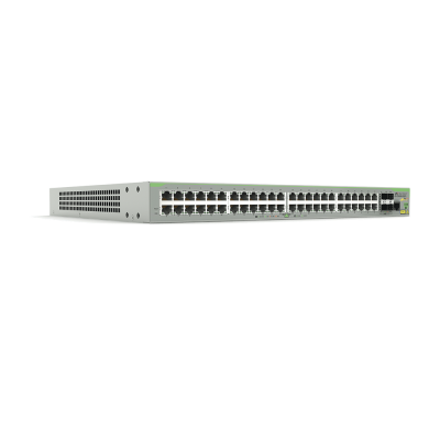 AT-FS980M-52PS-10 Switch Allied Telesis - 48 Puertos PoE 10/100Mbps + 2x1 Gigabit + 2 Puertos SFP - PoE Total de 375 Watts - Capa 3 Administráble