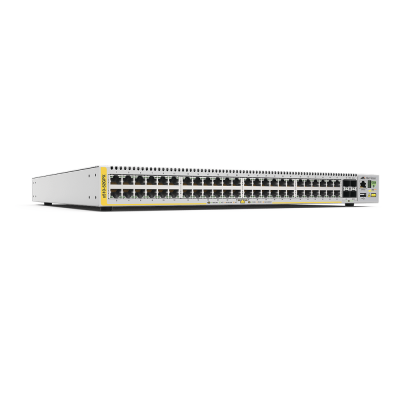 AT-X510-52GPX-10 Switch Allied Telesis - 48 Puertos PoE Gigabit 10/100/1000Mbps + 4x de 10 GBE SFP - PoE Total de 370 Watts - Capa 3 Administráble