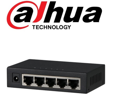 DH-PFS3005-5GT Switch Dahua - 5 Puertos 10/100Mbps + 1 Gbit/s - No Administrable