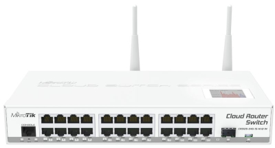 CRS125-24G-1S-2HND-IN Switch MikroTik - Cloud Router - 24 Puertos Gigabit 10/100/1000 Mbps - Administrable