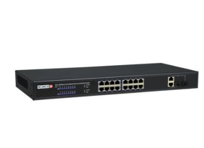 POES-16250C+2COMBO Switch Provision-ISR 16 Puertos Fast Ethernet 2 SFP