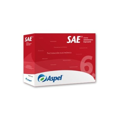 Aspel SAE 6.0 12 Meses 1 usuario SAEJ12M Timbrado Ilimitado (Físico)