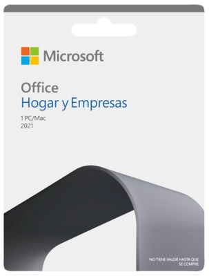 Microsoft Office Hogar y Empresas 2021 T5D-03487 - 1 PC - Windows/Mac - ESD