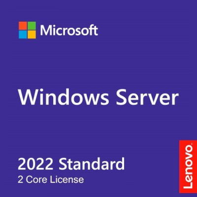 7S05007MWW, Lenovo Windows Server 2022 Standard Additional, 2 Núcleos, Físico, Exclusivo equipos Lenovo