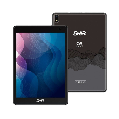 GA8N, Tablet GHIA A8 Book - 7.5", Quad Core, 4GB, 64GB, Cámaras 2MP/5MP, 4000 mAh, Android