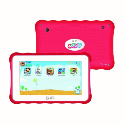 GT133R, Tablet GHIA Toddler GT133R, 7", A133 Quad Core, 1GB, 16GB, Cámara 0.3MP/2MP, Roja
