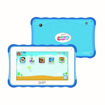 GT133A, Tablet GHIA Toddler GT133A - 7", A133 Quad Core, 1GB, 16GB, Cámara 0.3MP/2MP, Azul